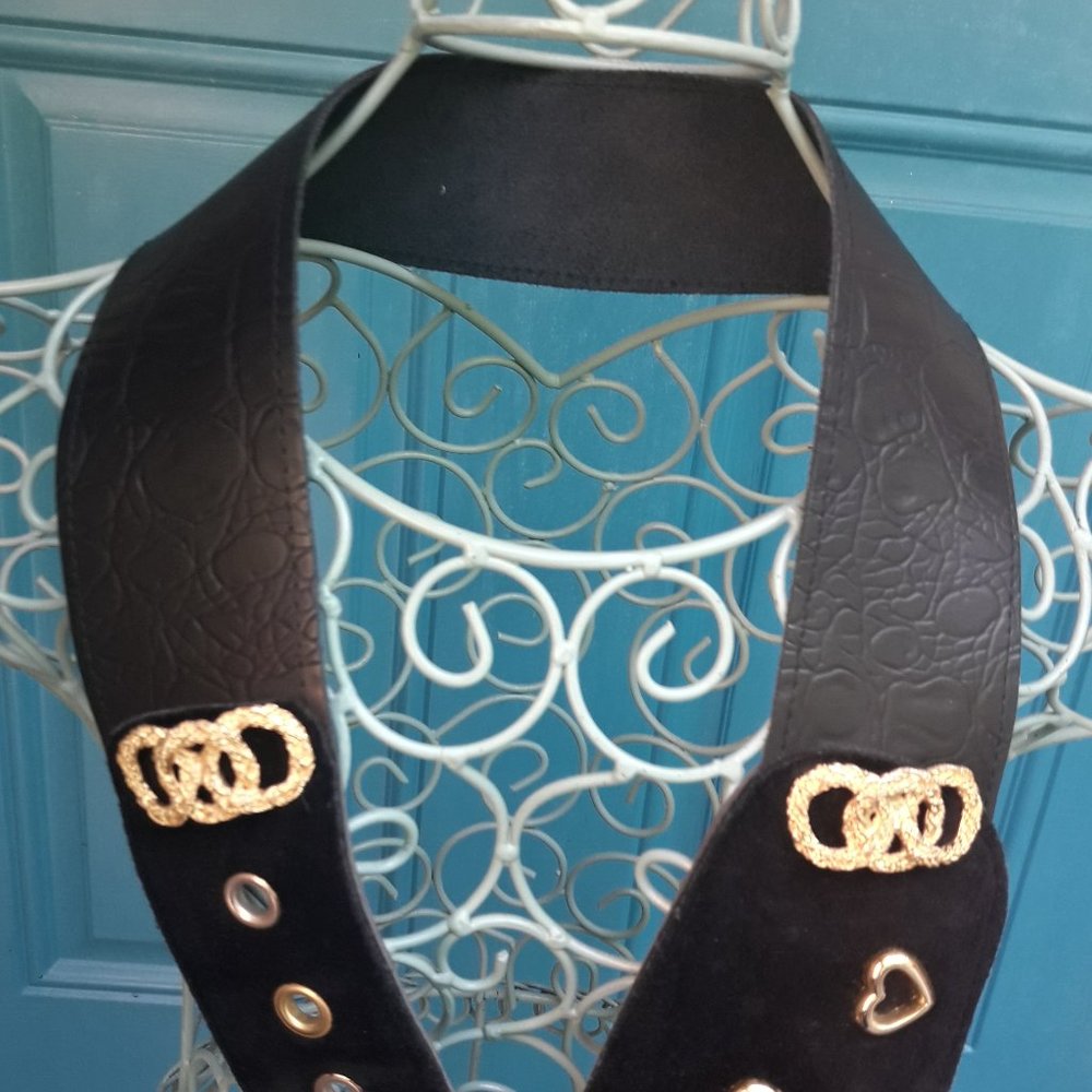 Wide Belt Metal Studded Belt Womens Western Cowboy Rodeo Punk Rock Steampunk - Picture 10 of 14